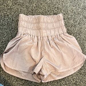 Women's Purple High-Waisted Shorts